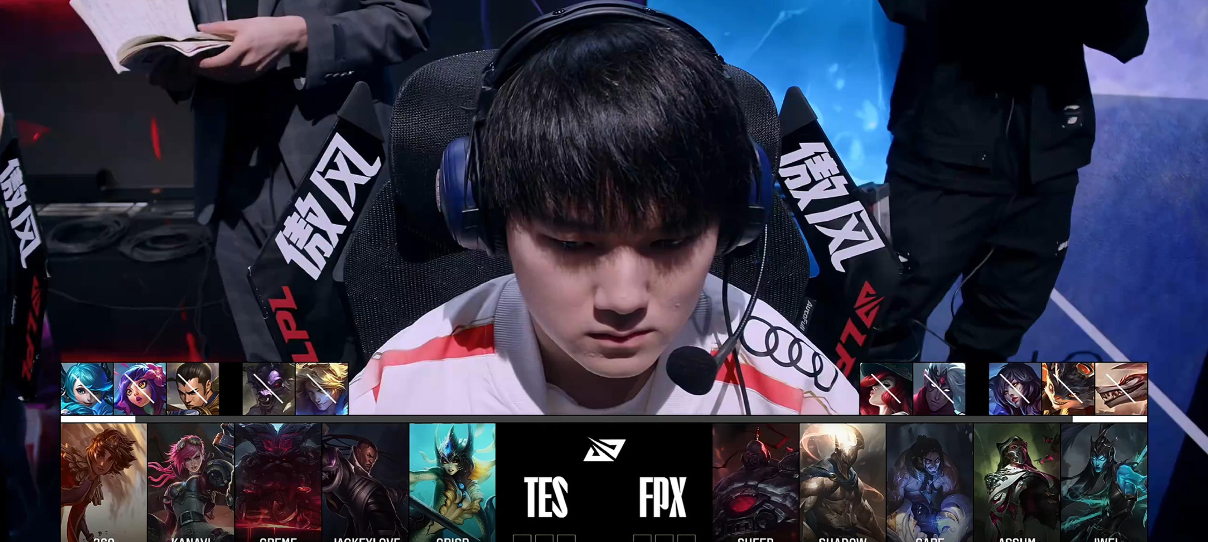 TES碾压RNG，Elk单局斩获MVP宿命之战小组赛，技惊四座